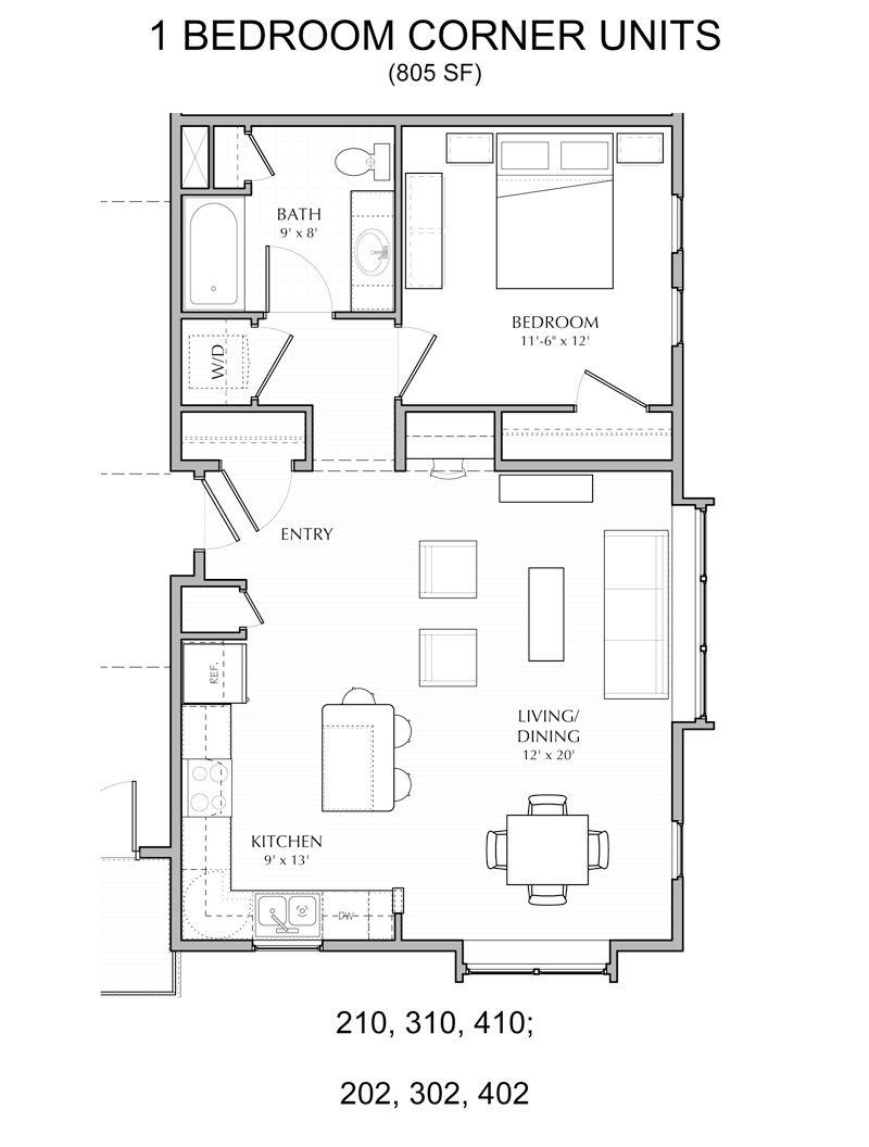 One Bedroom Unit Stonewood